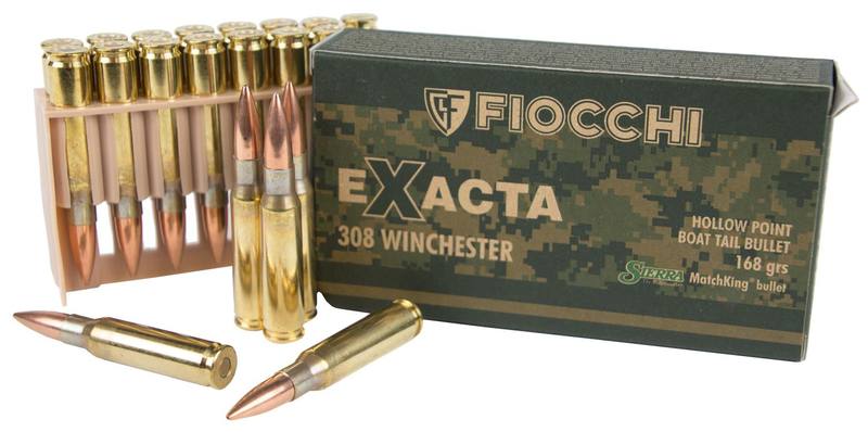 Buy Fiocchi 308 Exacta 168gr Hollow Point Boat Tail Sierra Matchking in NZ New Zealand.