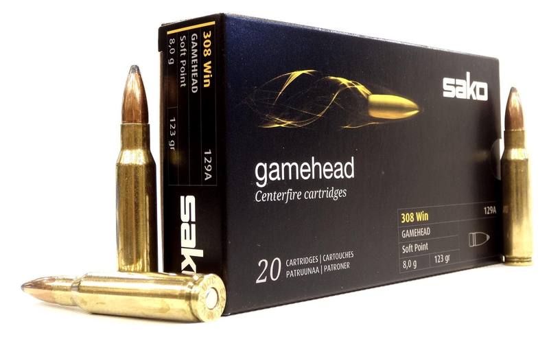 Buy Sako 308 Gamehead 123gr Soft Point in NZ New Zealand.