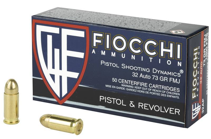 Buy Fiocchi 32 Auto Shooting Dynamics 73gr FMJ in NZ New Zealand.