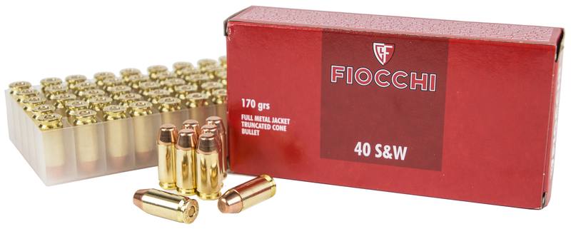 Buy Fiocchi 40 S&W 170gr FMJ in NZ New Zealand.