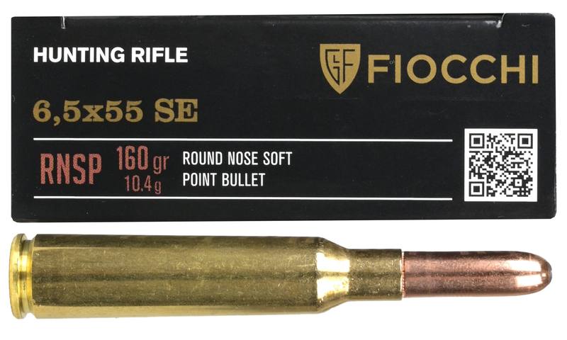 Buy Fiocchi Hunting 6.5x55 160gr Round-Nose Soft Point in NZ New Zealand.