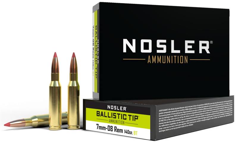 Buy Nosler 7mm-08 Hunting 140gr Ballistic Tip 20 Rounds in NZ New Zealand.