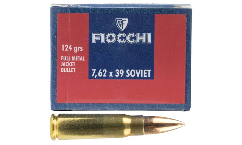 Buy Fiocchi 7.62x39 124gr FMJ in NZ New Zealand.