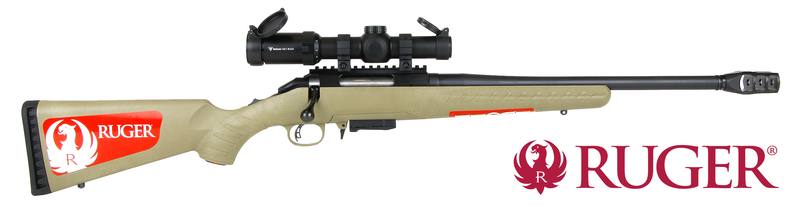 Buy 7.62x39 Ruger American Ranch, Ranger 1-8x24i & Muzzle Brake Package in NZ New Zealand.