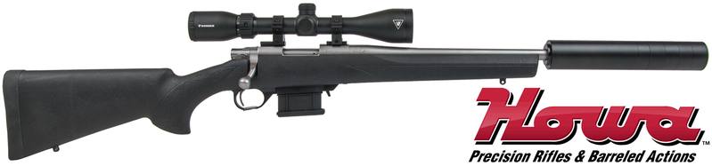 Buy Howa 1500 MiniAction Stainless with Ranger 3-9x42 Scope & Ghost Silencer in NZ New Zealand.