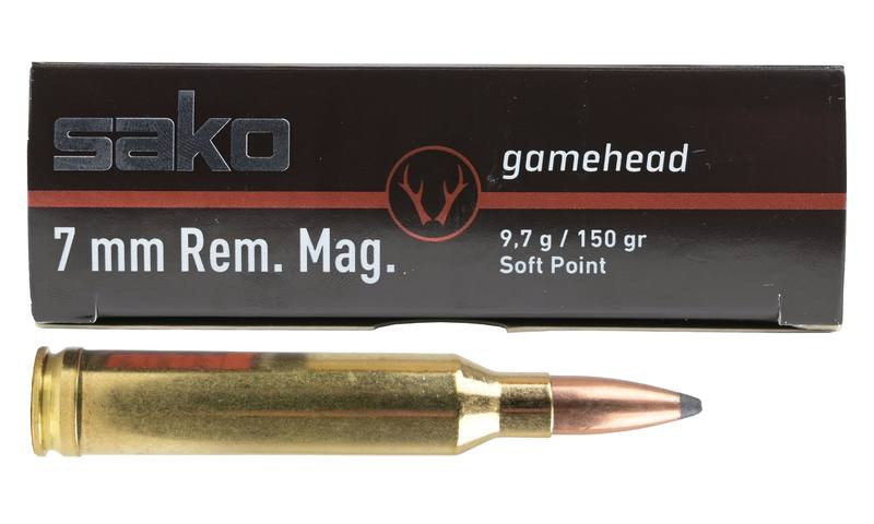Buy Sako 7mm Rem Mag Gamehead 150gr Soft Point 20 Rounds in NZ New Zealand.