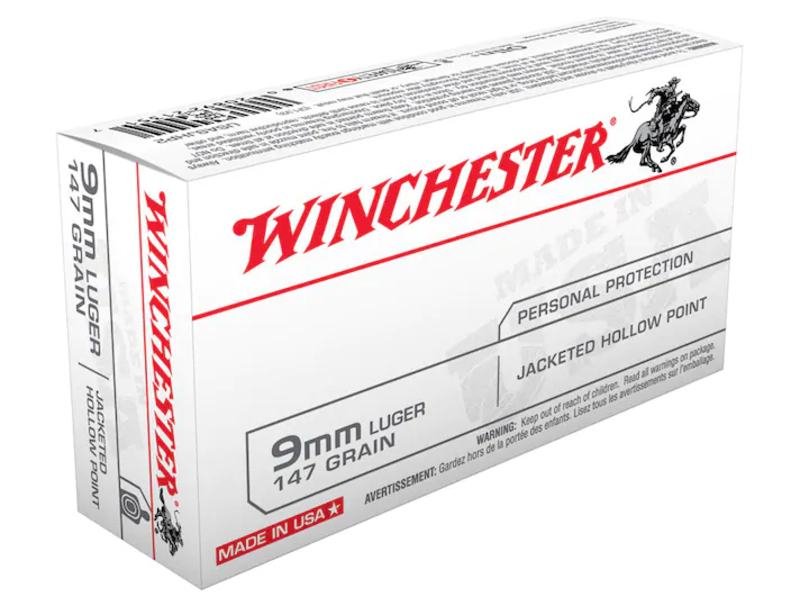 Buy Winchester 9mm 147gr Jacketed Hollow Point 50 Rounds in NZ New Zealand.