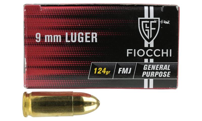 Buy Fiocchi 9mm 124gr FMJ in NZ New Zealand.