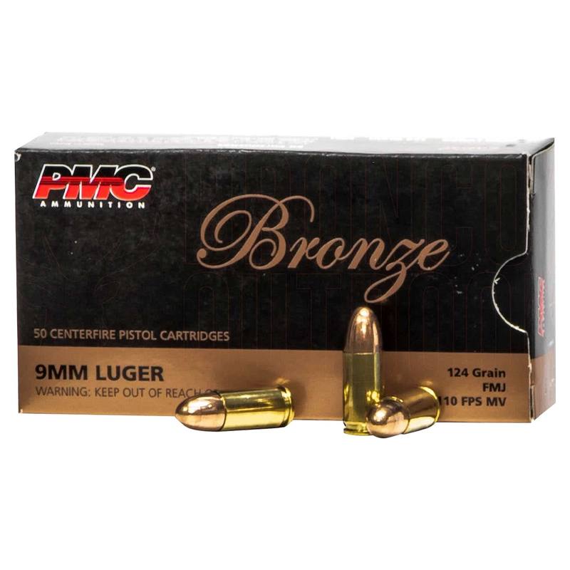 Buy PMC 9mm Luger 124GR FMJ 50 Rounds in NZ New Zealand.