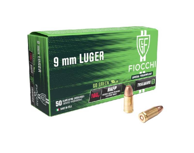 Buy Fiocchi 9mm 100gr ZetaPi Flat Point Lead Free 50 Rounds in NZ New Zealand.