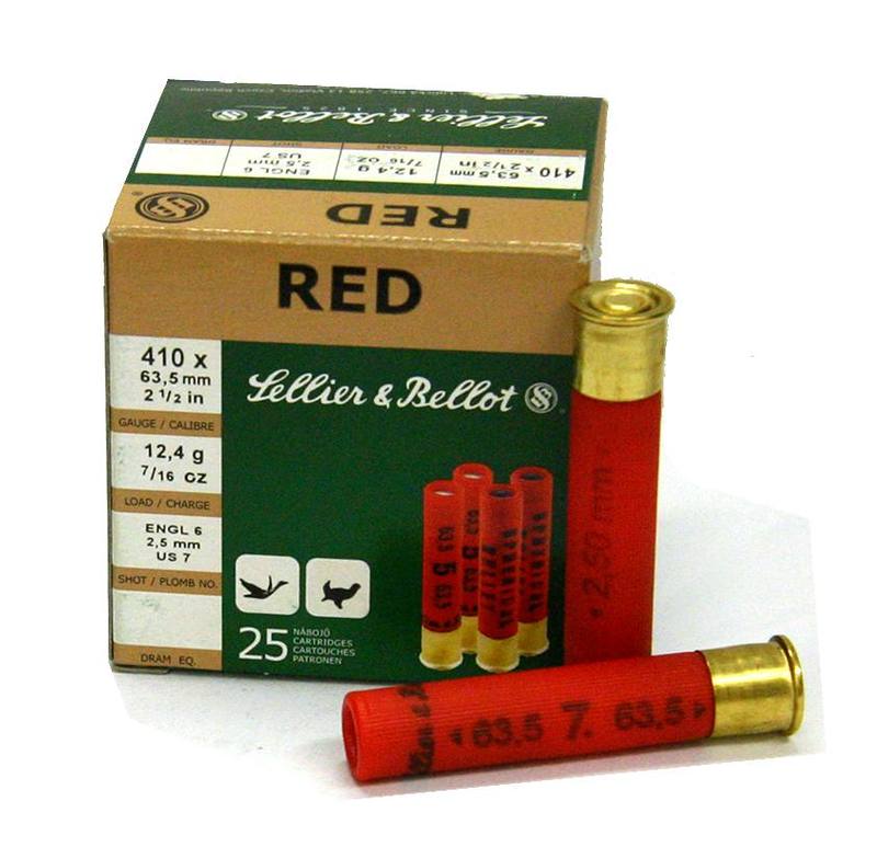 Buy 410ga Sellier & Bellot 12gr  #6 63mm 25 rounds in NZ New Zealand.