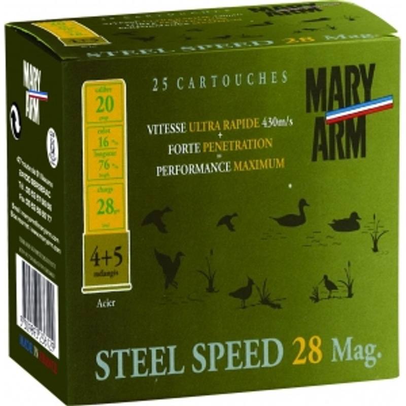 Buy Mary Arm 20ga #4 28gr 76mm Steel 25 Rounds in NZ New Zealand.