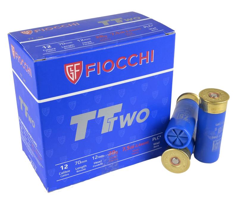 Buy Fiocchi 12ga TT Two #7.5 28gr 70mm 25 Rounds in NZ New Zealand.