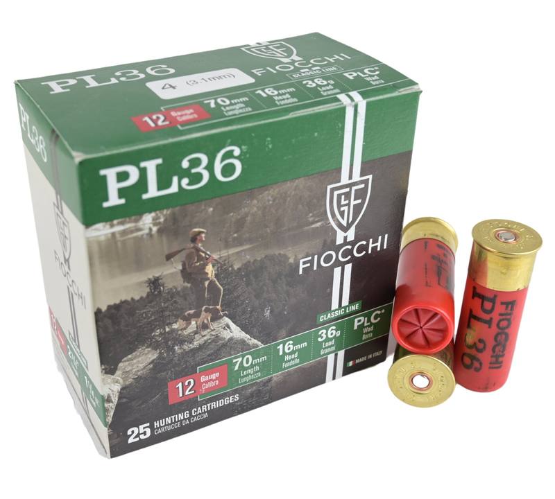 Buy Fiocchi 12ga #4 36gr 70mm Classic PL36 *25 Rounds in NZ New Zealand.