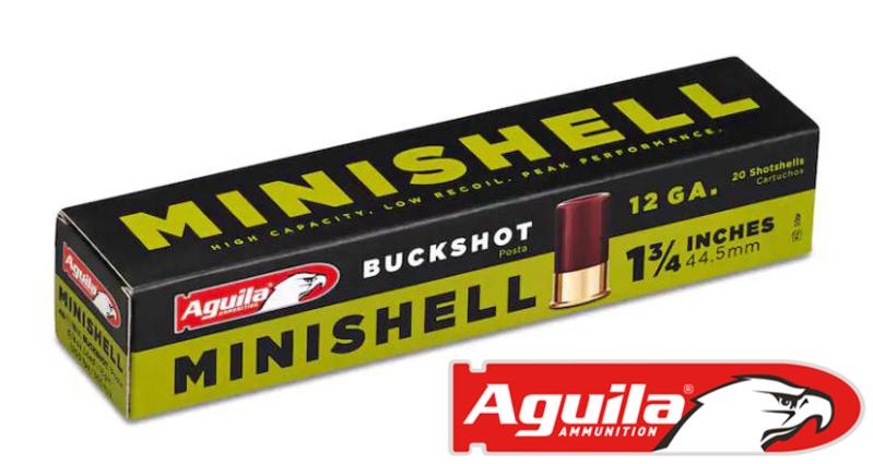 Buy Aguila 12ga 4B/1B Buckshot 18gr 45mm Minishell 20 Rounds in NZ New Zealand.