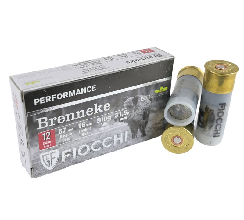 Buy Fiocchi 12ga Slug 31gr 67mm Brenneke 5 Rounds in NZ New Zealand.