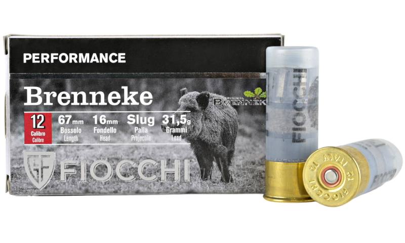 Buy Fiocchi 12ga Slug 31gr 67mm Brenneke 5 Rounds in NZ New Zealand.