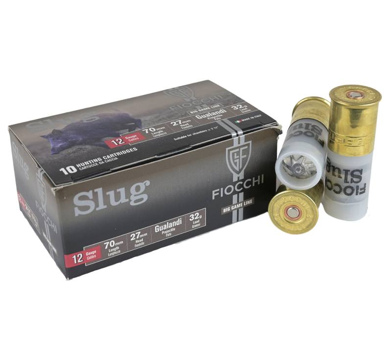 Buy Fiocchi 12ga Slug 32gr 70mm Gualandi | 10 Rounds in NZ New Zealand.