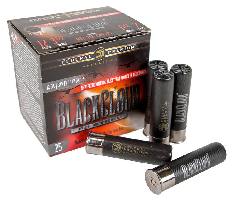 Buy Federal Premium Steel Shot 12ga #2 42gr 89mm Black Cloud 1500FPS *25 Rounds in NZ New Zealand.