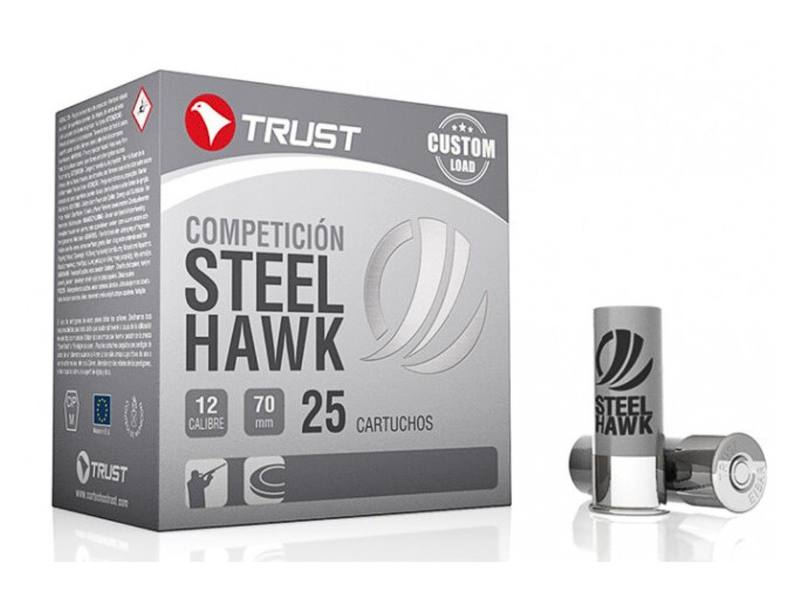 Buy Trust Game 12g #4 32gr 70mm Steel Hawk-3 25 Rounds in NZ New Zealand.