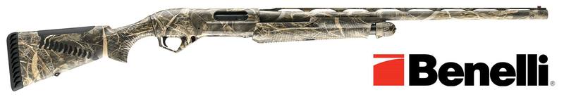 Buy 12ga Benelli Supernova Max 7 Camo 28" Inter-choke in NZ New Zealand.