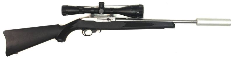 Buy 22 Ruger 10/22 Stainless Synthetic with Ranger 4-12x40AO & Silencer in NZ New Zealand.