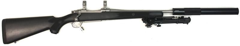 Buy 204 Ruger M77 Hawkeye Stainless Synthetic with Bipod & Rings in NZ New Zealand.