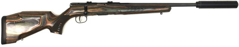 Buy 22-MAG Savage B22 Magnum Blued Laminate with Scope & Silencer in NZ New Zealand.