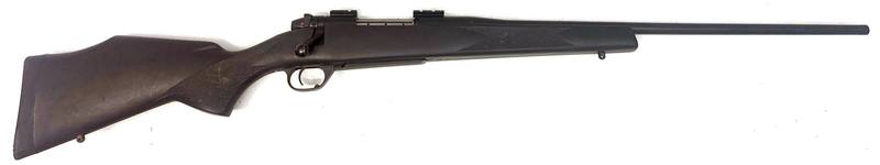 Buy 243 Weatherby Mark Blued Synthetic 18" Threaded in NZ New Zealand.