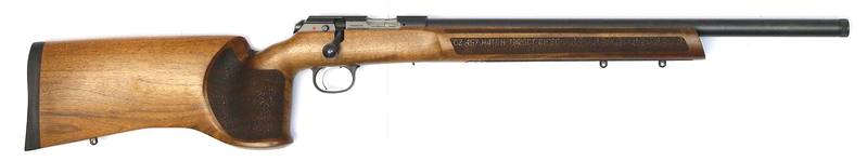 Buy 17hmr CZ MTR Blued Wood Threaded in NZ New Zealand.