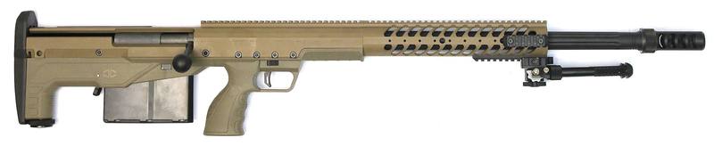 Buy 50 BMG Desert Tech HTI Cerakote Synthetic Threaded with Bipod in NZ New Zealand.