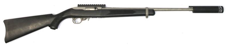 Buy 22 Ruger 10/22 Stainless Synthetic 18" with Silencer in NZ New Zealand.