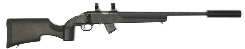 Buy 22 Howa 1100 Blued Synthetic 18" with Silencer in NZ New Zealand.