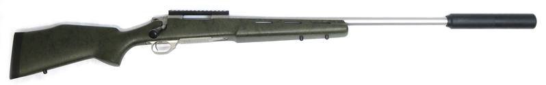 Buy 6.5 Creedmoor Howa 1500 Varmint Stainless Synthetic 24" with Silencer in NZ New Zealand.