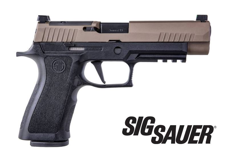 Buy 9mm SIG Sauer P320 X-VAC Two Tone Flat Dark Earth in NZ New Zealand.