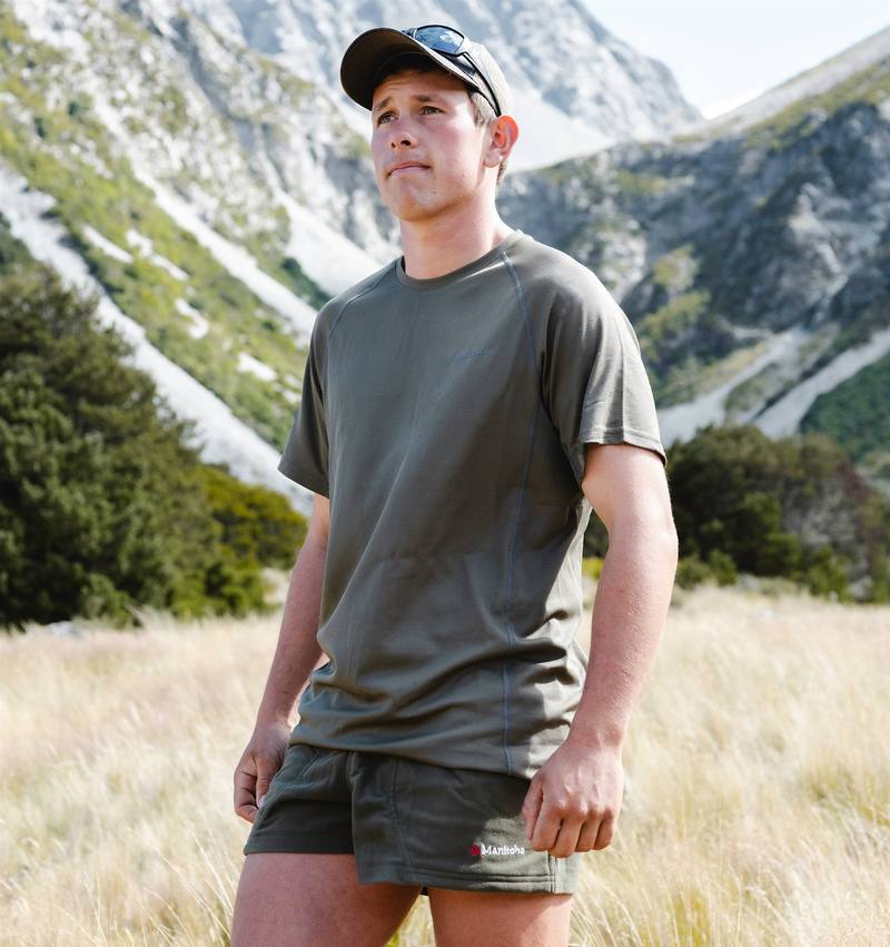 Buy Manitoba Pursuit Cool & Dry T-Shirt Olive *x2 Combo Deal in NZ New Zealand.