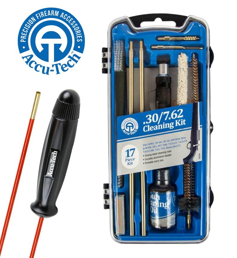 Buy Accu-Tech Cleaning Kit & Cleaning Rod Combo *Choose Calibre in NZ New Zealand.