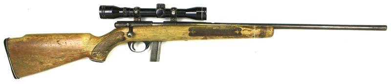 Buy 22 Stirling Model 14 Blued Wood with Scope in NZ New Zealand.