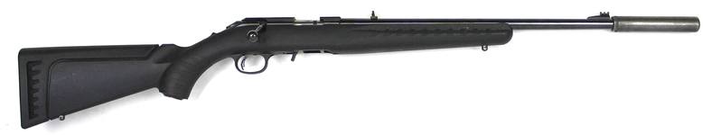 Buy 22 Ruger American Blued Synthetic with Silencer in NZ New Zealand.