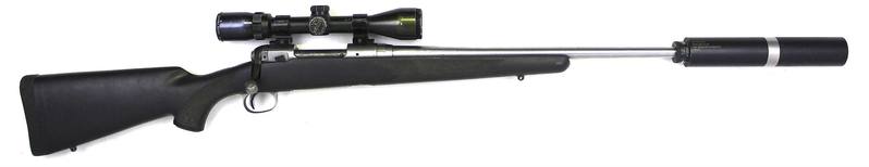 Buy 308 Savage Model 16 Stainless Synthetic with 3-9x40 Scope & Silencer in NZ New Zealand.