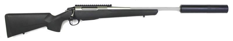 Buy 308 Tikka T3x Elite Stainless Synthetic Fluted with Ghost Silencer & Rail in NZ New Zealand.