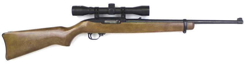 Buy 22 Ruger 10/22 Blued Wood 18.5" with 4x32 Scope in NZ New Zealand.