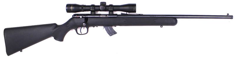 Buy 22 Savage MKII Blued Synthetic 20" Threaded with 4x32 Scope in NZ New Zealand.