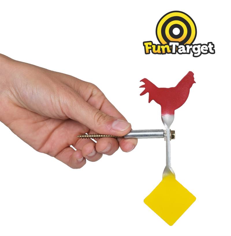 Buy Fun Target Airgun Spinner 2-Target Rooster & Diamond for Post in NZ New Zealand.