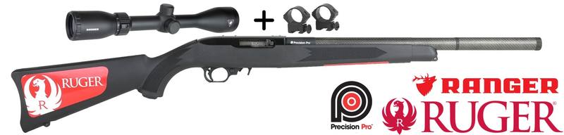 Buy 22 Ruger 10/22 Precision Pro Tension Barrel with Ranger Scope in NZ New Zealand.