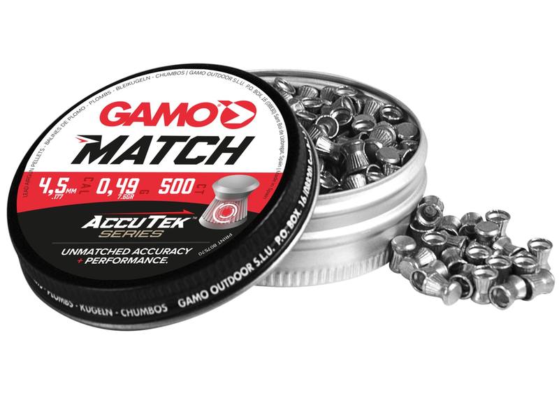 Buy Gamo .177 Match AccuTek 7.6gr Pellets in NZ New Zealand.