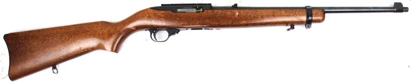 Buy 22 Ruger 10/22 Blued Wood Threaded in NZ New Zealand.