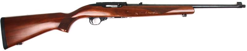 Buy 22 Ruger 10/22 Delux Blued Wood Threaded in NZ New Zealand.