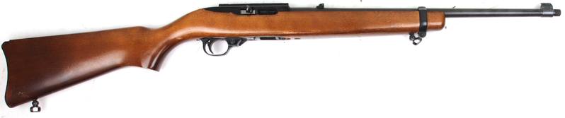 Buy 22 Ruger 10/22 Blued Wood Threaded in NZ New Zealand.