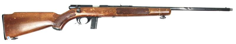 Buy 22 Stirling 14P Blued Wood Threaded (Parts Gun) Missing magazine in NZ New Zealand.